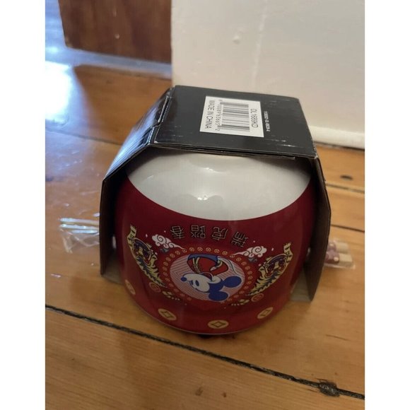 Disney Mickey Mouse - Ramen Noodle 20 Oz. Bowl W/Chopsticks - Picture 7 of 7